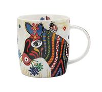 Maxwell & Williams Smile Style Mug animal coloré dans une boîte cadeau, motif zèbre, porcelaine, multicolore, 370 ml