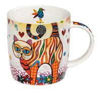Maxwell & Williams Smile Style Mug chat coloré dans une boîte cadeau, en porcelaine, multicolore, 370 ml