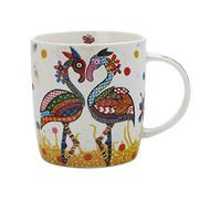 Maxwell & Williams Smile Style Mug flamant rose coloré dans une boîte cadeau, en porcelaine, multicolore, 370 ml