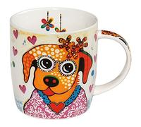 Maxwell & Williams Smile Style Tasse en porcelaine Motif chien Multicolore 370 ml