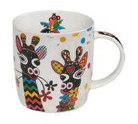 Maxwell & Williams Smile Style Zarafa Tasse À Café, Mug, Coffret Cadeau, Porcelaine, Multicolore, 400 Ml, Di0102