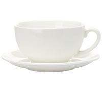 Maxwell & Williams Tasse et soucoupe pour cappuccino - Blanc