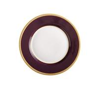 Maxwell & Williams Teas & C's Kasbah Cake Plate in Gift Box, Classic Rim Style, Porcelaine, Violet, 19.5 cm