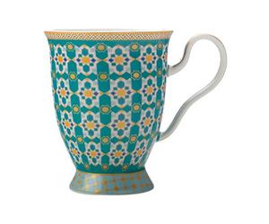 Maxwell & Williams Teas & C's Kasbah Coffee Mug in Gift Box, Porcelain, Mint Green, 3 ml