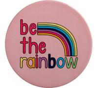 Maxwell & Williams Untersetzer Be Kind - Be The Rainbow, Getränkeuntersetzer, Keramik, Hellrosa, 10 cm, DU0367