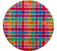 Maxwell & Williams Untersetzer Be Kind - Plaid, Getränkeuntersetzer, Keramik, Bunt, 10 cm, DU0378