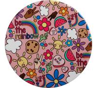 Maxwell & Williams Untersetzer Be Kind - Rainbow, Getränkeuntersetzer, Keramik, Hellrosa, 10 cm, DU0368