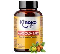 MaXX COLON DAILY - Laxatif Naturel Détox pour le Transit | Triphala + Psyllium (Fibres Prébiotiques) | Soutien en Cas de Constipation, Régularité Intestinale et Réduction des Ballonnements (90 Gélules