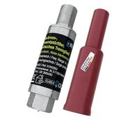 maxx.onLine Câble coaxial, protection contre les surtensions et filtre de courant de gaine pour amplificateur d'antenne câble TV/DVB-C/DVB-T2, système de musique, protection contre la foudre,