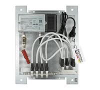 Maxx.Online Kit de 4 participants avec amplificateur d'antenne 33 dB, canal de retour, répartiteur de câble, protection contre les surtensions