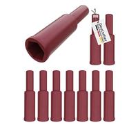 maxx.onLine Lot de 10 douilles en caoutchouc F et protection anti-torsion de câble extra pour fiches de compression et fiches F de toutes sortes, câble satellite, câble coaxial, protection contre les