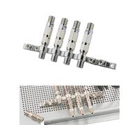 Maxx.onLine Lot de 4 parasurtenseurs DVB-C, DVB-S, DVB-T avec bloc de terre à 4 prises, 4 filtres de surtension