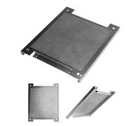 maxx.onLine Plaque de montage perforée 335 x 270 mm pour mise à la terre / installation amplificateur d'antenne, commutateur multiple satellite, tôle de montage électrique, plaque perforée