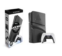 Maxx Tech Ps5 Slim Faceplates Controller Faceplates - Black Wave