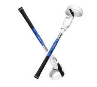 Maxx Tech VR Pro Golf Clubs Kit designed for Oculus/Meta Quest 2 controllers, includes 2 premium quality golf clubs compatible with Pro Putt, Topgolf, Golf +, Golf 5 eClub, Walkabout Mini Golf etc