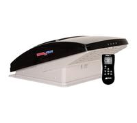 MAXXAIR Maxxfan Deluxe - Ventilateur et Couvercle d'Aération Tout-en-Un - Puissant, Réversible à 10 Vitesses Avec Thermostat, Housse de Pluie Intégrée, Télécommande