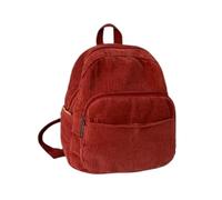 MaxxCloud Sac à dos vintage en denim pour ordinateur portable - Sac à dos décontracté en toile - Sac à main léger, 602 Rouge, Standard, Classique