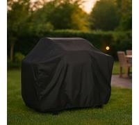 Maxxcovers Housse universelle pour barbecue ronde - 148 x 61 x 110 cm - Housse de protection pour barbecue Weber et Boretti - Étanche avec cordon de serrage - Accessoires pour barbecue - Noir