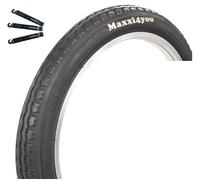 maxxi4you 1 pneu de vélo HY-145 noir 47-355 (18" x 1,75) avec démonte-pneu maxxi4you