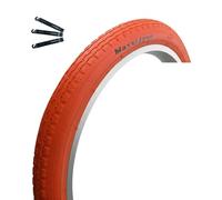 maxxi4you 1 pneu de vélo HY-145 rouge 47-355 (18" x 1,75) avec démonte-pneu maxxi4you