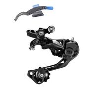 maxxi4you Shimano Deore RD-M6000-SGS Dérailleur 10 vitesses avec brosse à chaîne de vélo