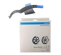 maxxi4you Shimano Deore XT RT-MT800 Disque de frein de vélo Argenté/noir 180 mm Avec brosse à chaîne de vélo