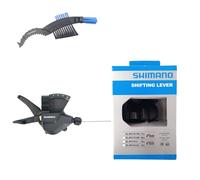 maxxi4you Shimano SL-M315 Levier de vitesse 7 vitesses en noir avec brosse à chaîne de vélo