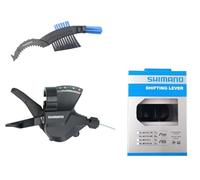 maxxi4you Shimano SL-M315 Levier de vitesse 8 vitesses en noir avec brosse à chaîne de vélo