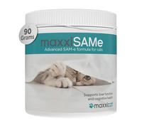 maxxipaws maxxiSAMe Sam-e Poudre pour Chats - Soutien Foie et Cognition 90g | Favorise fonction hépatique, vivacité, humeur, énergie et vieillissement sain avec artichaut, vitamines B et nutriments