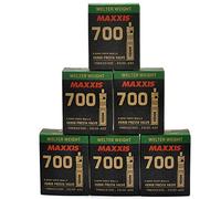 Maxxis Welter Weight 700x23-32C 48mm Bike Inner Tube Presta FV, 6Pack, STB2033-6
