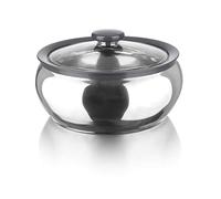 MAXXMEE Thermo Bowl | pour Conserver Les Aliments au Chaud et au Froid, Conception de Haute qualité en Acier Inoxydable | Couvercle à vis Transparent | Résistance à la température [2000ml]