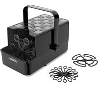 Maxxo Bubble Maker 10000/min, fonctionnement silencieux, 2 vitesses, USB/batterie, compact pour les fêtes et célébrations