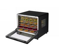 Maxxo Déshydrateur infrarouge NIR+ XXL - 500 W - Pour un séchage rapide et doux - Avec 8 grilles en acier inoxydable - Minuterie 1 à 49 h - Silencieux < 47 dB - Intérieur de 28,5 l