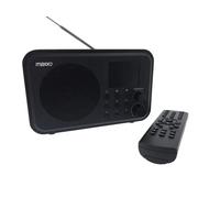 Maxxo DT02 Radio portable DAB + FM Internet, Wi-Fi, Bluetooth, petite radio numérique, avec batterie rechargeable, écran couleur TFT 2,4"