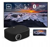 maxxo Maxxo Projecteur LED800, 700 ANSI Lumens, Full HD 1080P natif, Support 4K, 5000:1, Autofocus, WiFi 5G, Bluetooth, Dolby Audio, Certifié Netflix, Youtube, Prime Video, Linux (Anthracite)