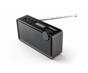 Maxxo PB01 Mini radio DAB DAB+ et FM USB jack 3,5 mm portable avec batterie intégrée et écran LCD
