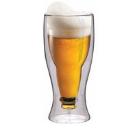 Maxxo Verre à bière à double paroi 500 ml - Idéal comme cadeau