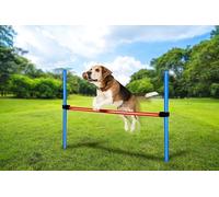 maxxpro Agility Spring Stick - Kit d'agilité pour Chien - 85 x 3 cm - Plastique - Bleu/Rouge