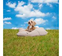 maxxpro Coussin pour Chien Taille S - Panier Chien Confortable pour Petits Chiens - Usage Intérieur - 60 x 80 x 15 cm - Durable et Dehoussable Lavable - Beige