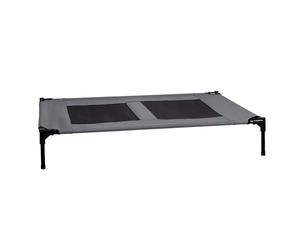 maxxpro Lit pour Chiens sur Pieds jusqu'à 55 KG - 106 x 76 x 17 cm - Bonne Ventilation et Inclus Sac de Transport - Noir