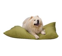 maxxpro Panier pour Chien - Coussin pour Chien 120 x 80 cm - Lit pour Chien - Coussin Chien avec Fermeture Éclair - Polyester et Microfibre - Vert