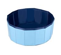 maxxpro Piscine pour Chiens Pliable Antidérapante - Valve Vide - ⌀ 80 cm - Bleu