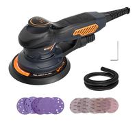 MAXXT 350W Ponceuse Excentrique, Ponceuse orbitale 10000RPM,Papier de Verre 10PCS