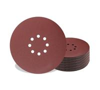 MAXXT Lot de 25 disques abrasifs pour cloison sèche 225 mm #40 - Oxyde d'aluminium | Pour ponceuse électrique pliable MAXXT R7202-F