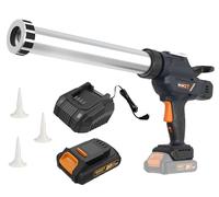 MAXXT pistolet à cartouche batterie, 20V 2500N, vitesse de sortie 0,8-8mm/s, contenance de 600 ml/20Oz, rétractation automatique et anti-goutte, porte-cartouche pivotant à 360°