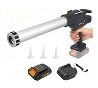 MAXXT Pistolet à Mastic Électrique pour Cartouches de 600 ml, Pistolet à Silicone 20 V avec Batterie 2000 mAh pour Calfeutrage et Étanchéité