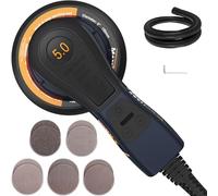 MAXXT Ponceuse Excentrique Sans Balais 5,0 mm 230V avec câblage à trois noyaux - Ponceuse électrique polyvalente avec vitesse variable et 10 disques abrasifs