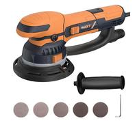 MAXXT Ponceuse Orbitale Excentrique Double Mode 800W : Basculement Rapide Modes Gros & Fin/Aspiration des Poussières Haute Efficacité / 6 Vitesses (3300-7400 Tr/min), Rénovation Carross, Méta, Bois