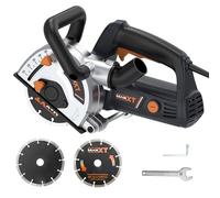 MAXXT Rainureuse Murale 1700 W, 7500 tr/min avec Extracteur de Poussière, Largeur de Coupe Maximale 42 mm, Profondeur du Canal 50 mm, 2 Disques de Coupe 150 mm