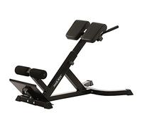 MAXXUS Banc de Musculation pour Dos - Réglage, Poignées, Coussinets Jambe/Cuisse, Semelle, Robuste, Max 150kg - Banc Lombaire, Appareils Jambes et Cuisses, Hyperextension, Home Trainer, Sport Maison